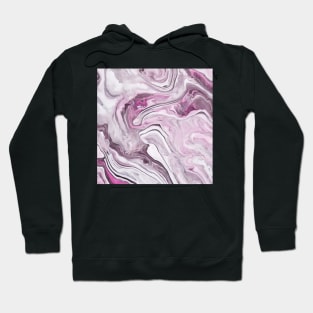 PINK AND WHITE LIQUID MARBLE DESIGN, IPHONE CASE AND MORE Hoodie